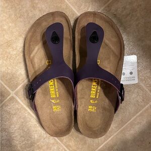 BIRKENSTOCK Gizeh Thong Sandal purple size 38